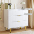Artiss 3 Drawer Chest Lowboy Cabinet White