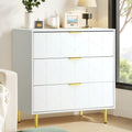 Artiss 3 Drawer Chest Lowboy Cabinet White