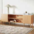 Artiss TV Cabinet 180cm Pine White Entertainment Unit