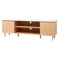 Artiss TV Cabinet 180cm Pine White Entertainment Unit