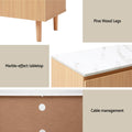Artiss TV Cabinet 180cm Pine White Entertainment Unit