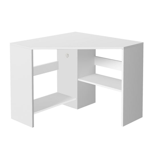 Artiss L-Shape Corner Computer Desk with Shelves CPU Stand Home Office