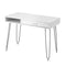 Artiss Computer Desk 100cm White Drawer Cabinet Home Office Workstation