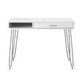 Artiss Computer Desk 100cm White Drawer Cabinet Home Office Workstation