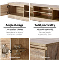 Artiss TV Cabinet 160cm Pine Entertainment Unit