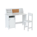 Keezi Kids Table Chair Set Study Play Desk Cabinet Storage