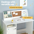 Keezi Kids Table Chair Set Study Play Desk Cabinet Storage