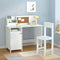 Keezi Kids Table Chair Set Study Play Desk Cabinet Storage