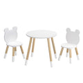 Keezi Kids Table Chairs Set 3 Piece Activity Study Desk Children