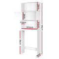 Artiss Over Toilet Bathroom Cabinet Storage Shelf Organiser