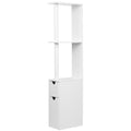 Artiss Bathroom Cabinet 118cm White Storage Shelf