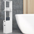 Artiss Bathroom Cabinet 118cm White Storage Shelf