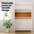 Artiss Shoe Rack Storage Cabinet 9 Tier White Organiser