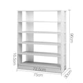Artiss Shoe Rack Cabinet 30 Pairs 6-Tier White Organiser