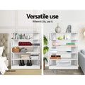 Artiss Shoe Rack Cabinet 30 Pairs 6-Tier White Organiser