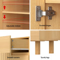 Artiss 130cm Buffet Sideboard Cabinet Storage Drawer Pine