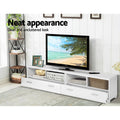 Artiss TV Cabinet 180cm White Entertainment Unit