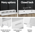 Artiss TV Cabinet 180cm White Entertainment Unit