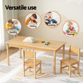Keezi Kids Table 2 Chairs Set Pinewood Furniture