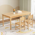 Keezi Kids Table 2 Chairs Set Pinewood Furniture