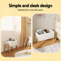 Keezi Wooden Toy Box Storage Chest Organiser Cabinet Kids Bedroom
