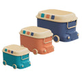 Keezi 3PCS Toy Storage Box Car Design Kids Organiser Snack Container