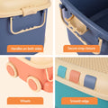 Keezi 3PCS Toy Storage Box Car Design Kids Organiser Snack Container