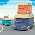 Keezi 3PCS Toy Storage Box Car Design Kids Organiser Snack Container