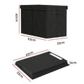 Keezi Large Toy Box Chest Storage Flip-Top Lid Foldable Organizer
