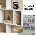 Artiss 3-Tier Floating Wall Shelf White Bookshelf Display Storage
