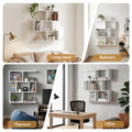 Artiss 3-Tier Floating Wall Shelf White Bookshelf Display Storage