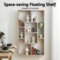 Artiss Floating Wall Shelves Wood Bookshelf Storage Display