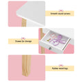 Keezi Kids Dressing Table Chair Set Wooden Vanity Mirror Makeup