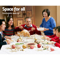Artiss Extendable Dining Table Rectangular White