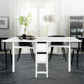 Artiss Extendable Dining Table Rectangular White