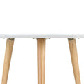 Artiss Round Coffee Table 50cm Callix Black Glass