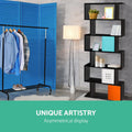 Artiss 6 Tier Bookshelf RIVA Black