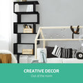 Artiss 6 Tier Bookshelf RIVA Black