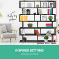 Artiss 6 Tier Bookshelf RIVA Black