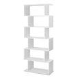 Artiss 6 Tier Bookshelf White Storage Shelves Display
