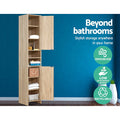 Artiss Bathroom Cabinet Storage 185cm Wooden Tall