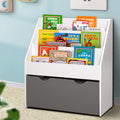 Keezi 3 Tier Kids Bookshelf Magazine Rack Children Storage Organiser