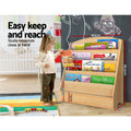 Keezi 5 Tier Kids Bookshelf Magazine Organiser Display Rack