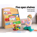 Keezi 5 Tier Kids Bookshelf Magazine Organiser Display Rack