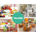 Keezi 5 Tier Kids Bookshelf Magazine Organiser White Display Rack