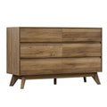 Artiss XAVI 6 Drawer Chest Walnut