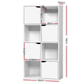 Artiss 8 Cube Bookshelf White Storage Organiser
