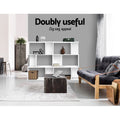 Artiss 3 Tier Bookshelf NINA White Storage Display Shelf