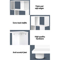 Artiss 3 Tier Bookshelf NINA White Storage Display Shelf