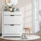 Artiss Shoe Rack Cabinet 16 Pairs White Organised Storage